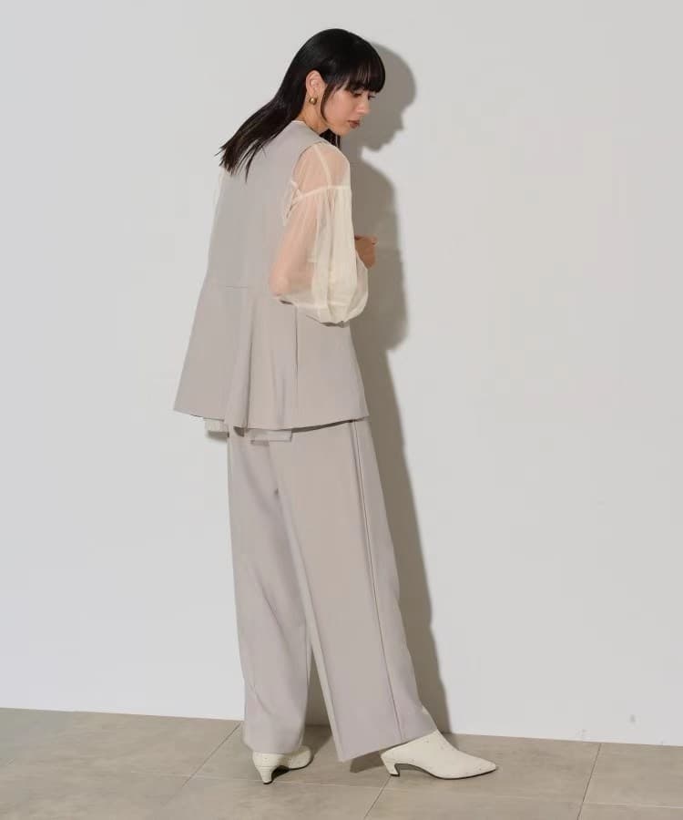 ベスト スタイリッシュフレアジレ