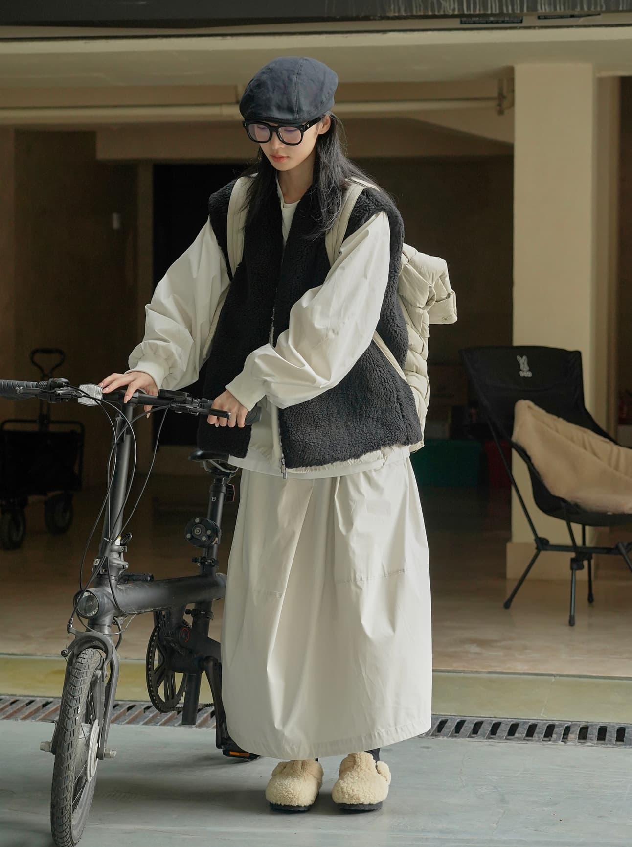 ベスト もこもこボアベスト