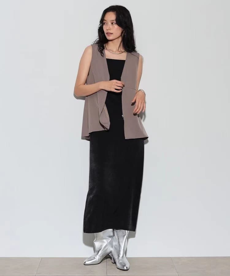 ベスト スタイリッシュフレアジレ