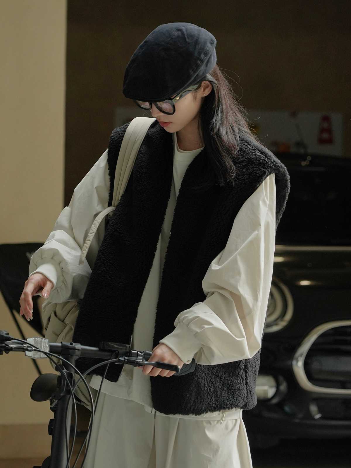 ベスト もこもこボアベスト