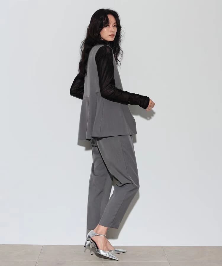 ベスト スタイリッシュフレアジレ