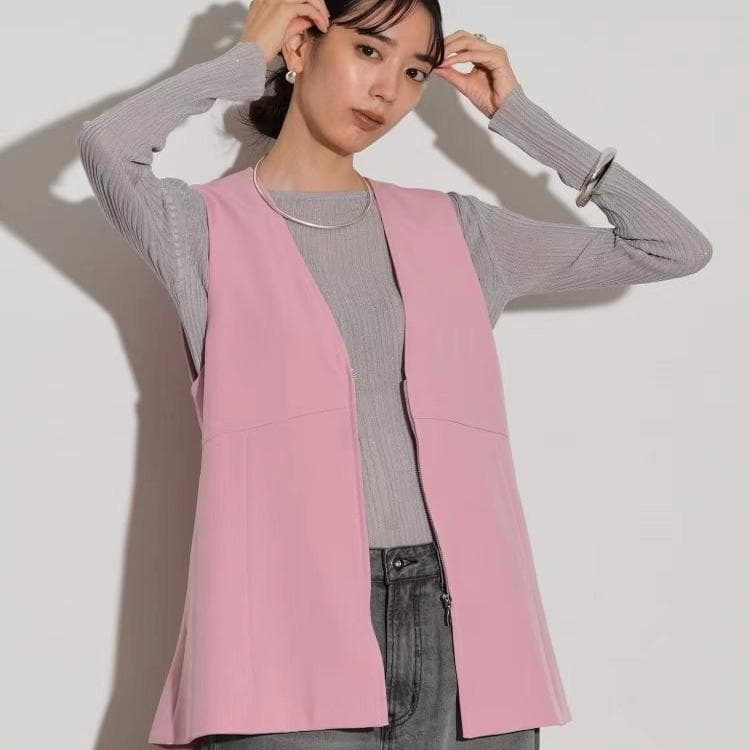 ベスト スタイリッシュフレアジレ