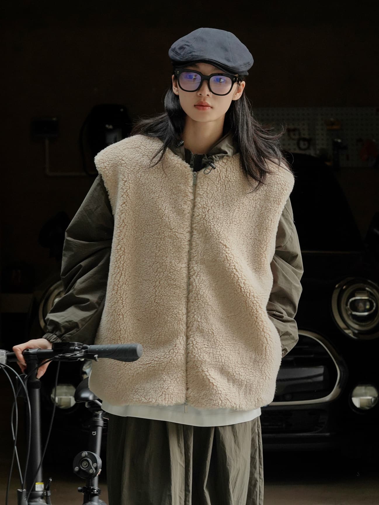 ベスト もこもこボアベスト