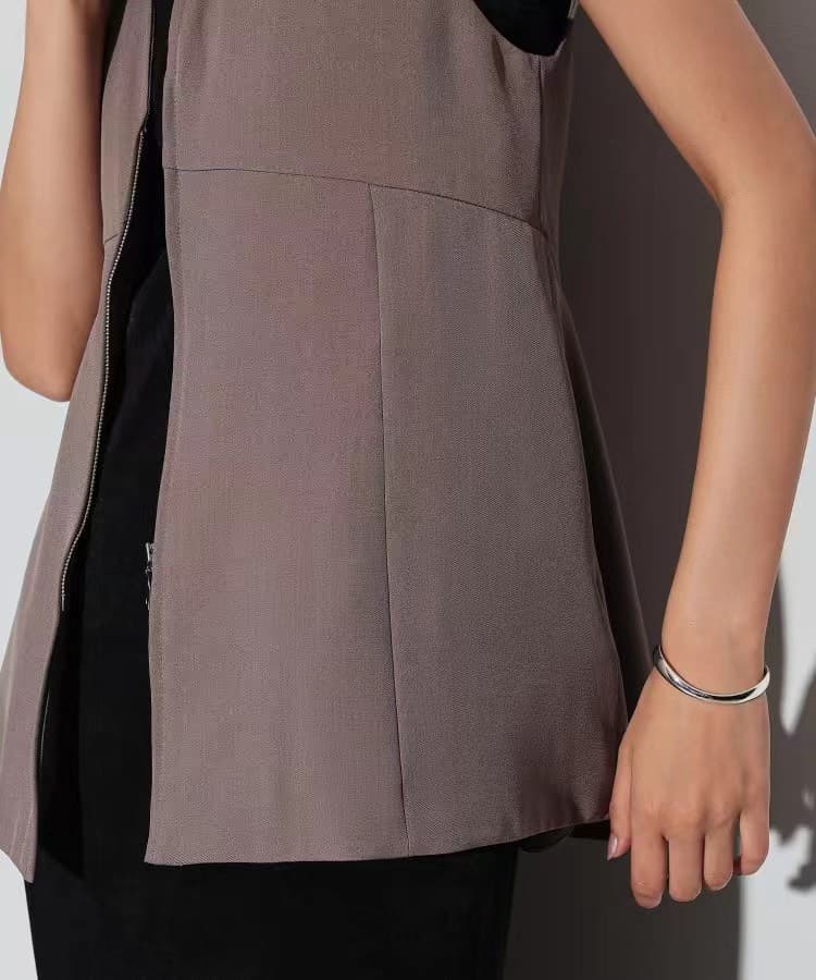 ベスト スタイリッシュフレアジレ