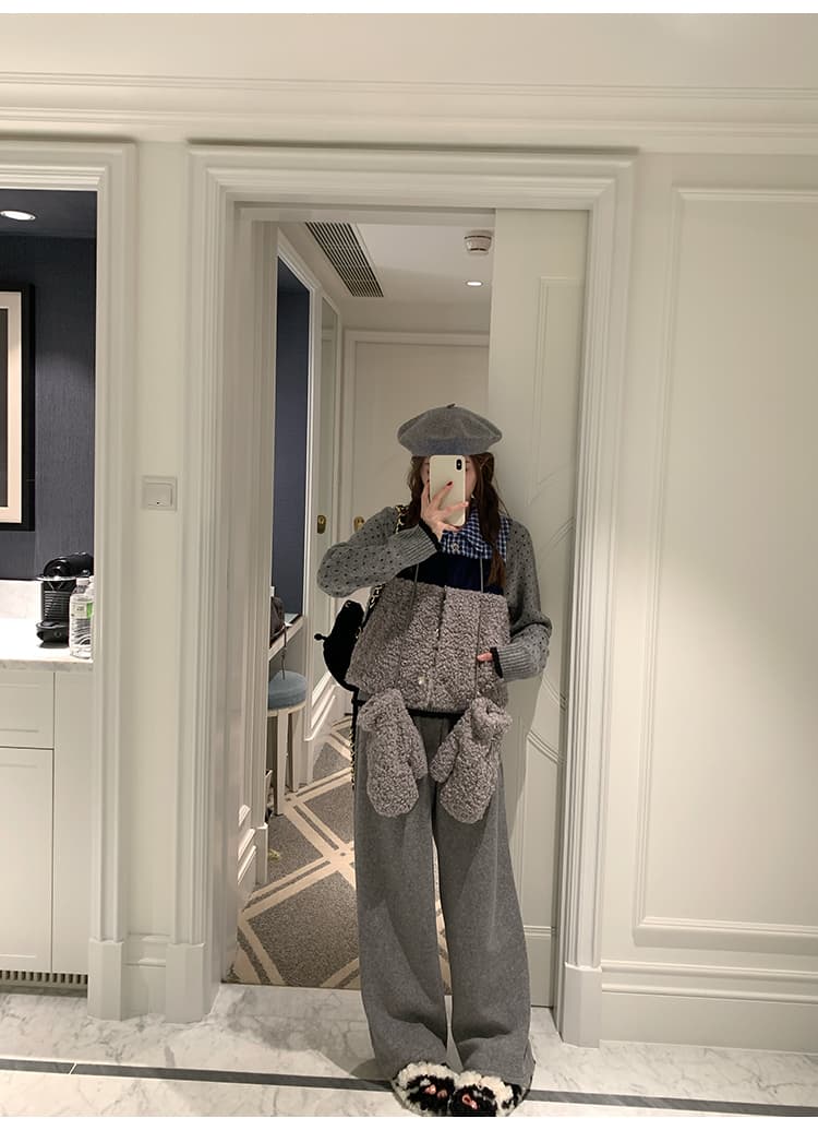 ベスト もこもこベストダウン