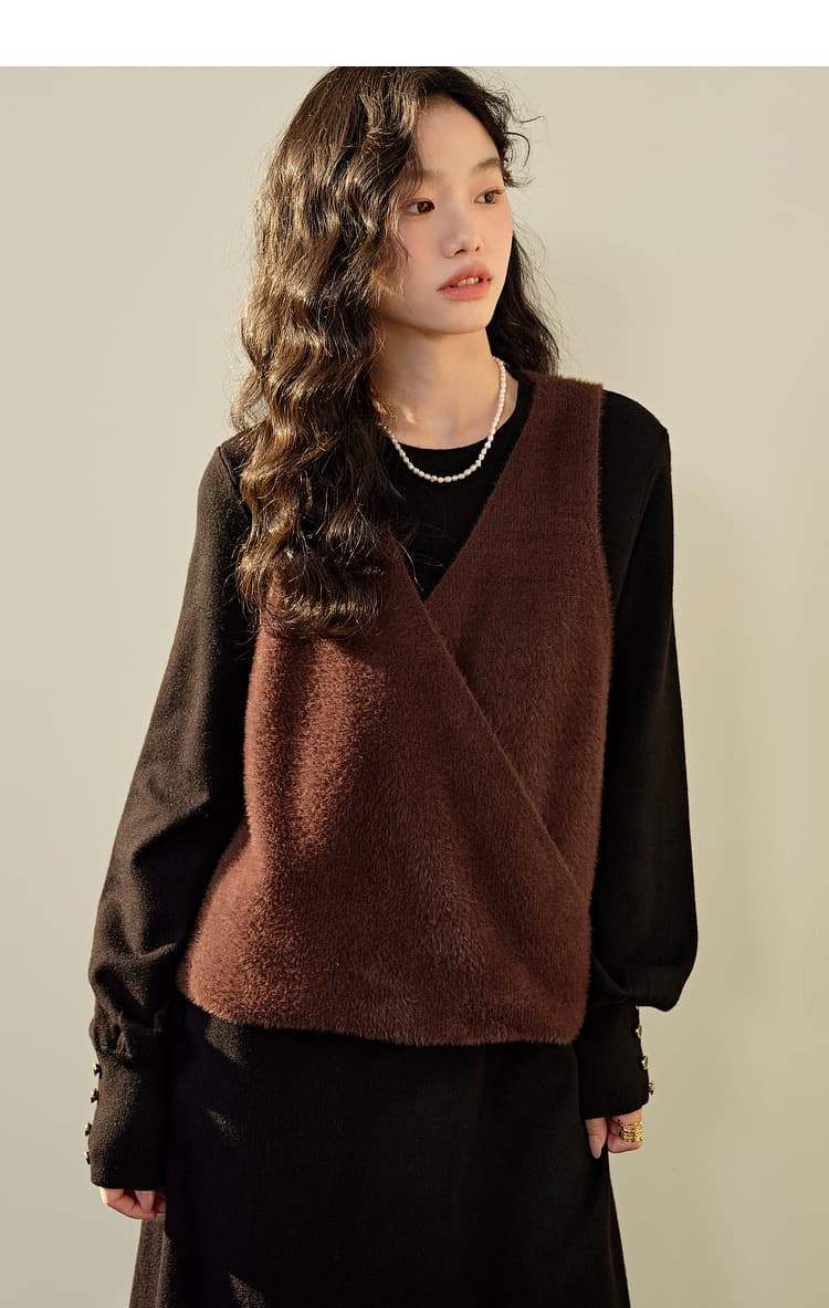なめらか質感ゆったりベスト