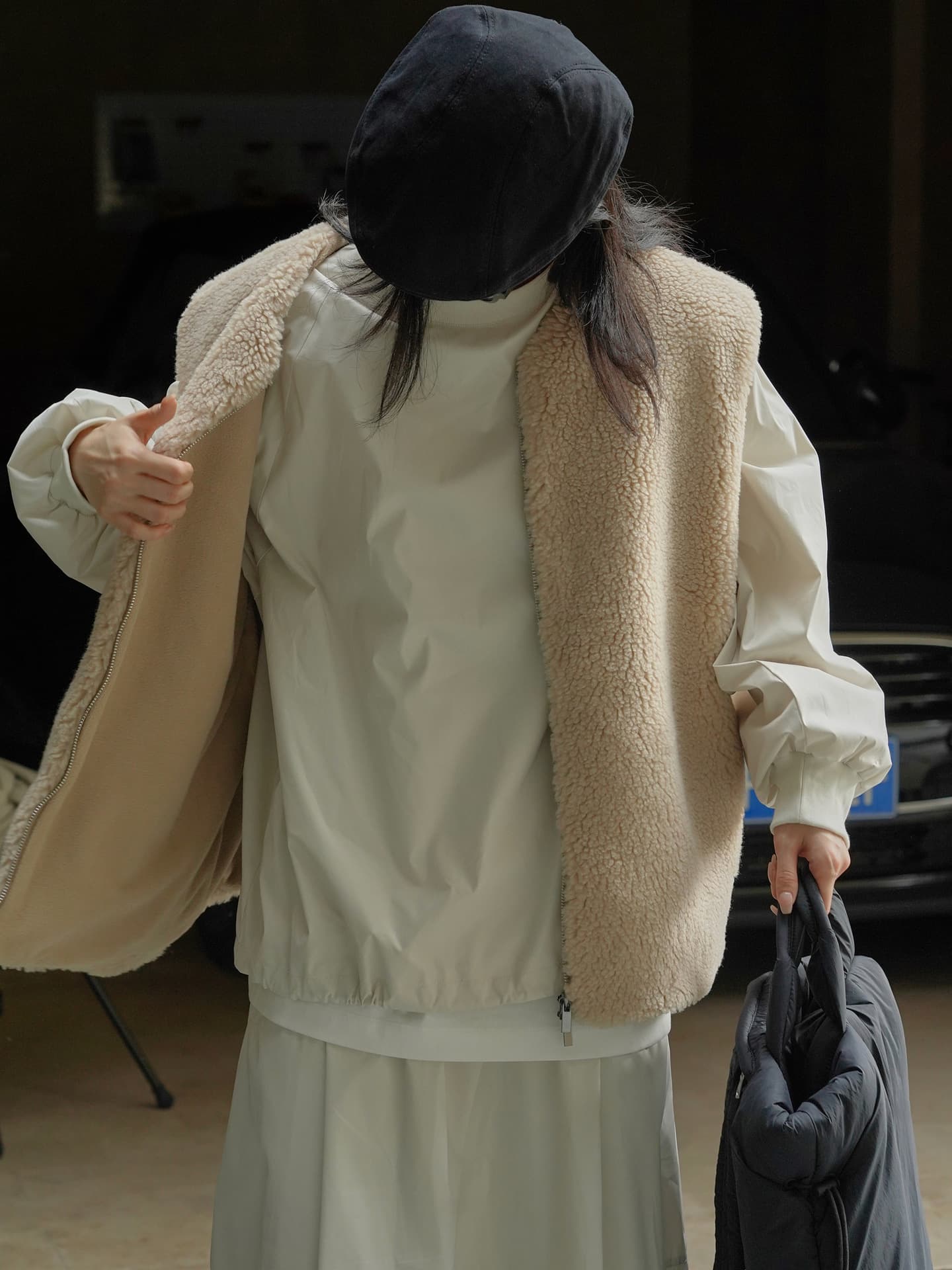 ベスト もこもこボアベスト