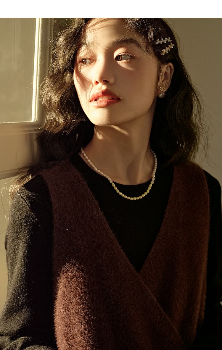 なめらか質感ゆったりベスト