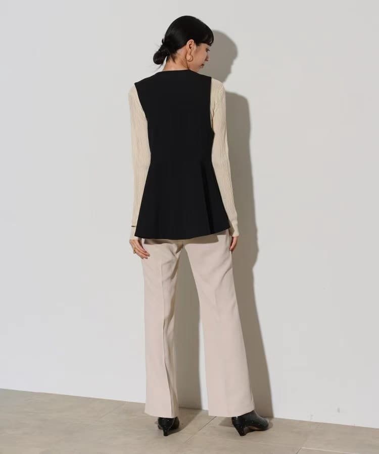 ベスト スタイリッシュフレアジレ