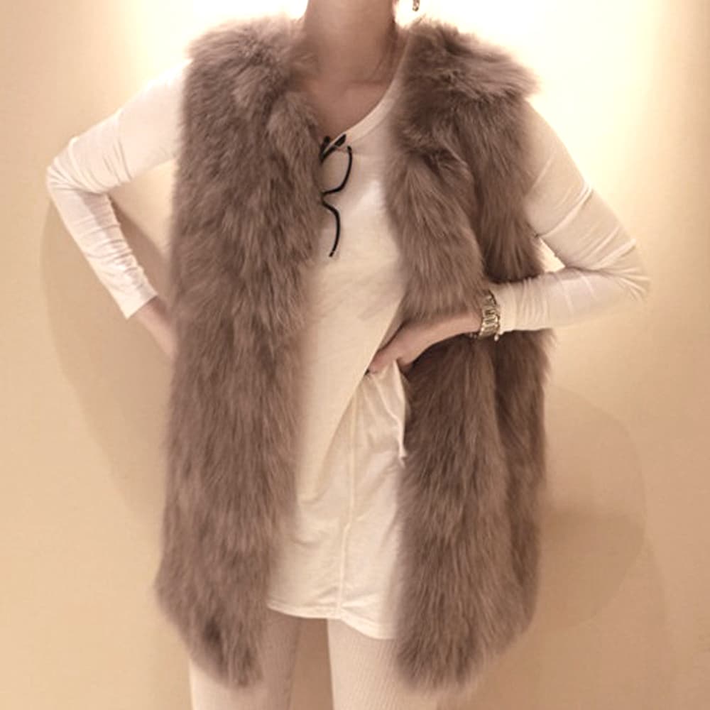 ファーベスト レディース 秋冬 高級感 ジレ