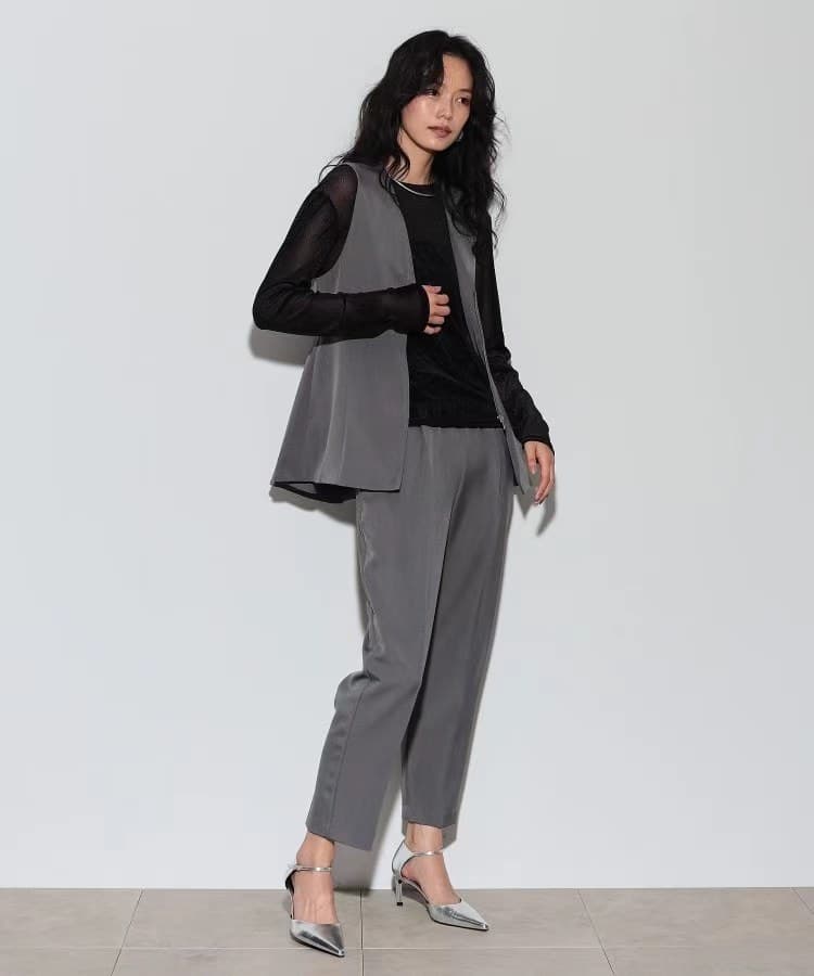 ベスト スタイリッシュフレアジレ