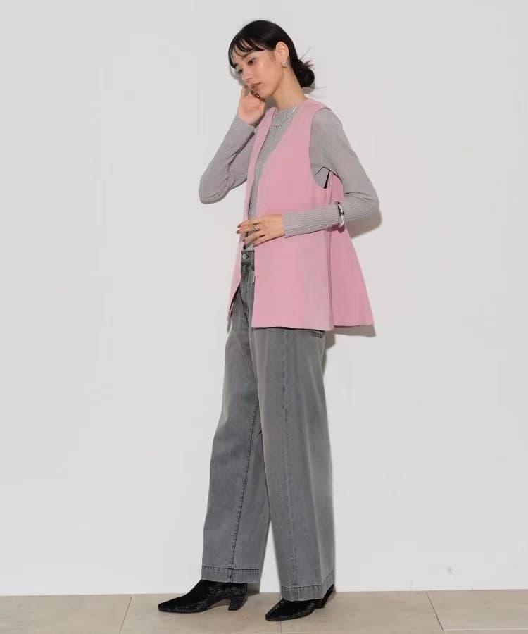 ベスト スタイリッシュフレアジレ