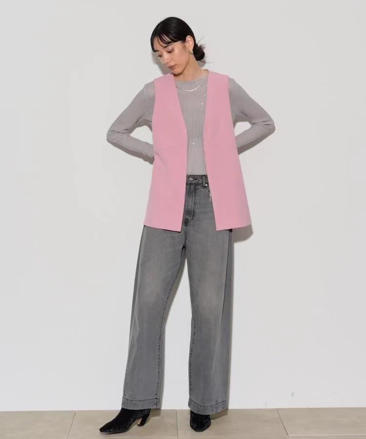 ベスト スタイリッシュフレアジレ