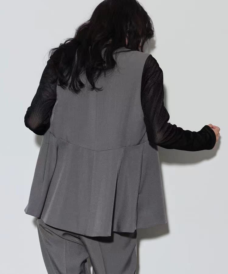 ベスト スタイリッシュフレアジレ