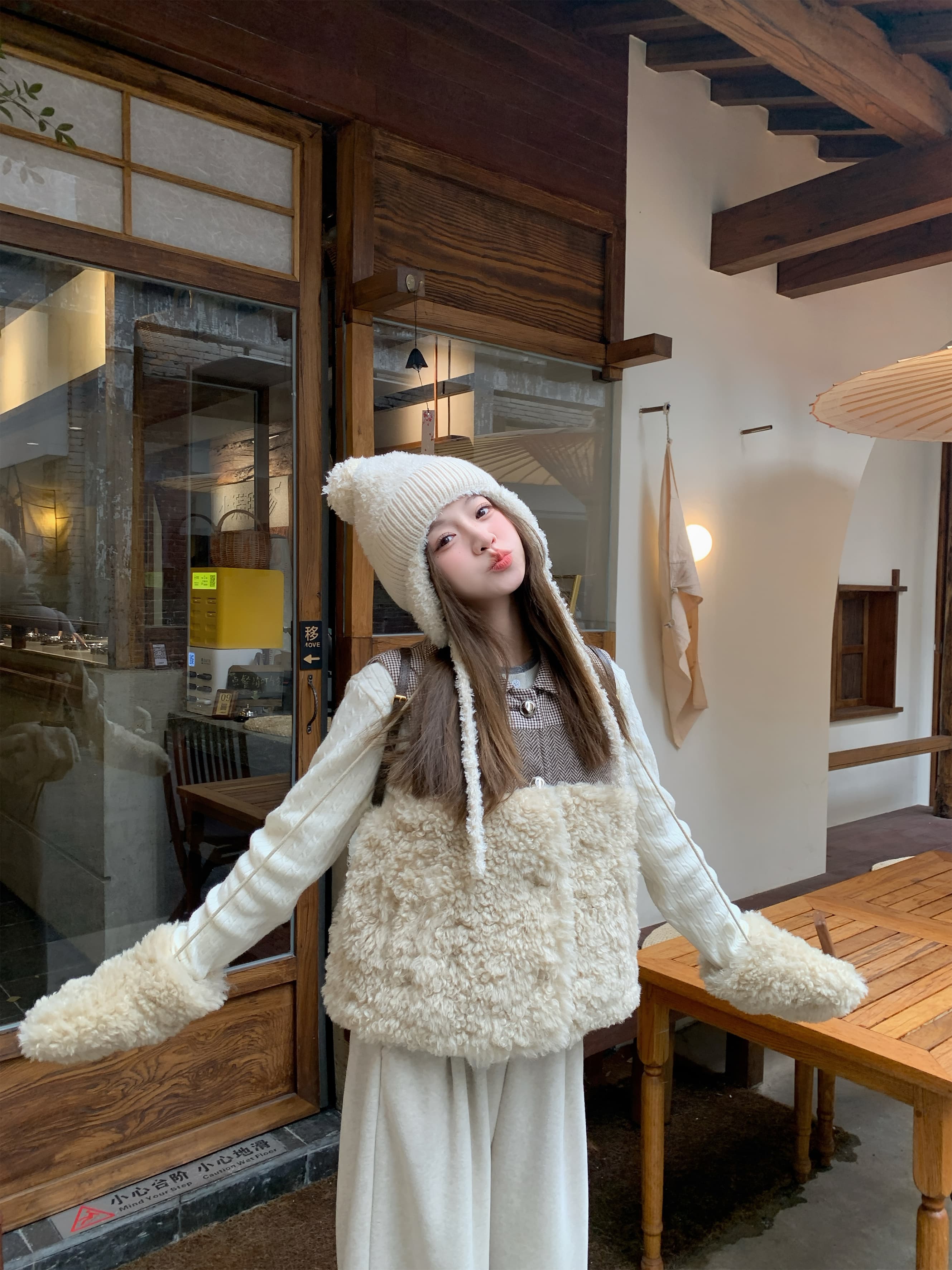 ベスト もこもこベストダウン