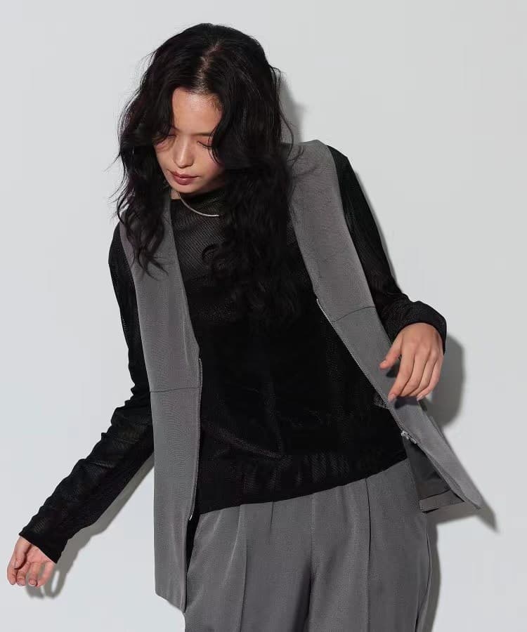 ベスト スタイリッシュフレアジレ