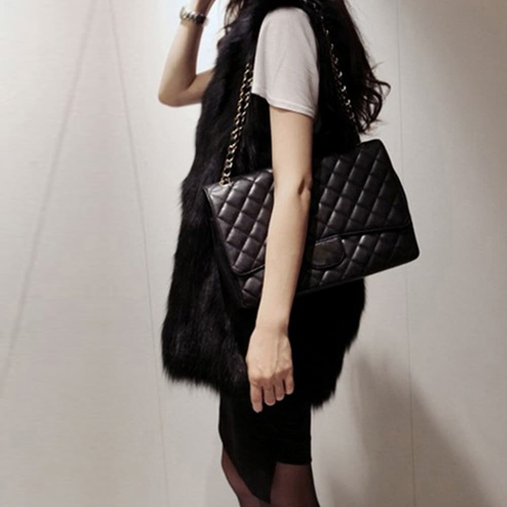 ファーベスト レディース 秋冬 高級感 ジレ