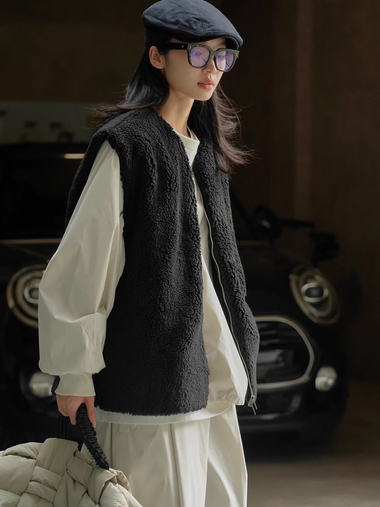 ベスト もこもこボアベスト