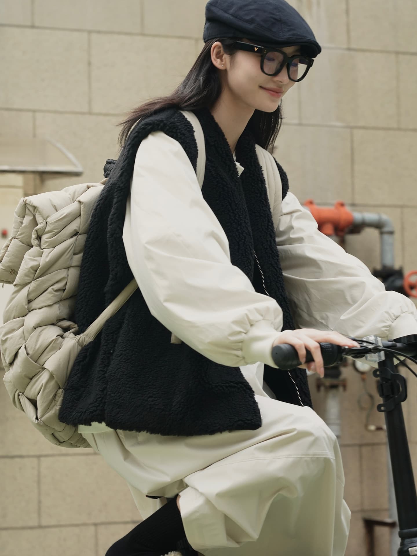 ベスト もこもこボアベスト