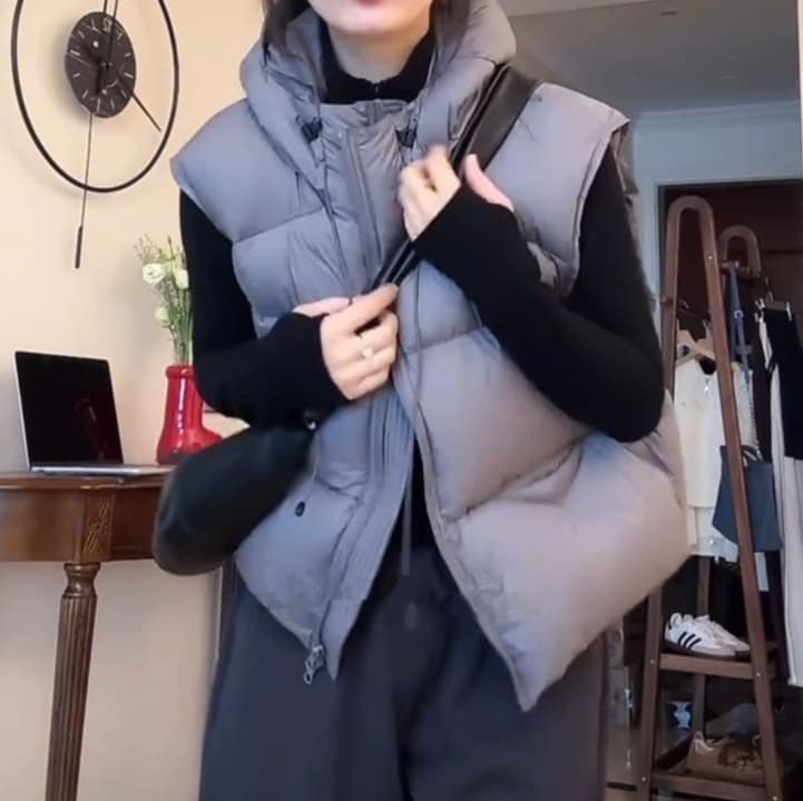 ふんわり軽量中綿ベスト