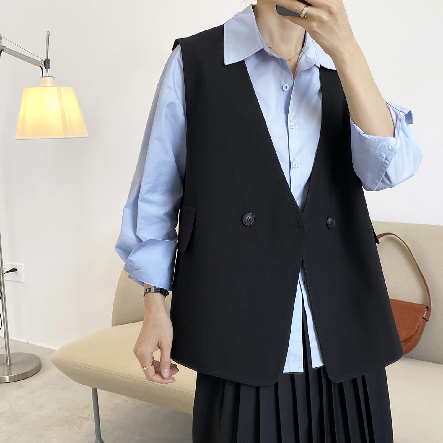 洗練ベスト二重仕立て