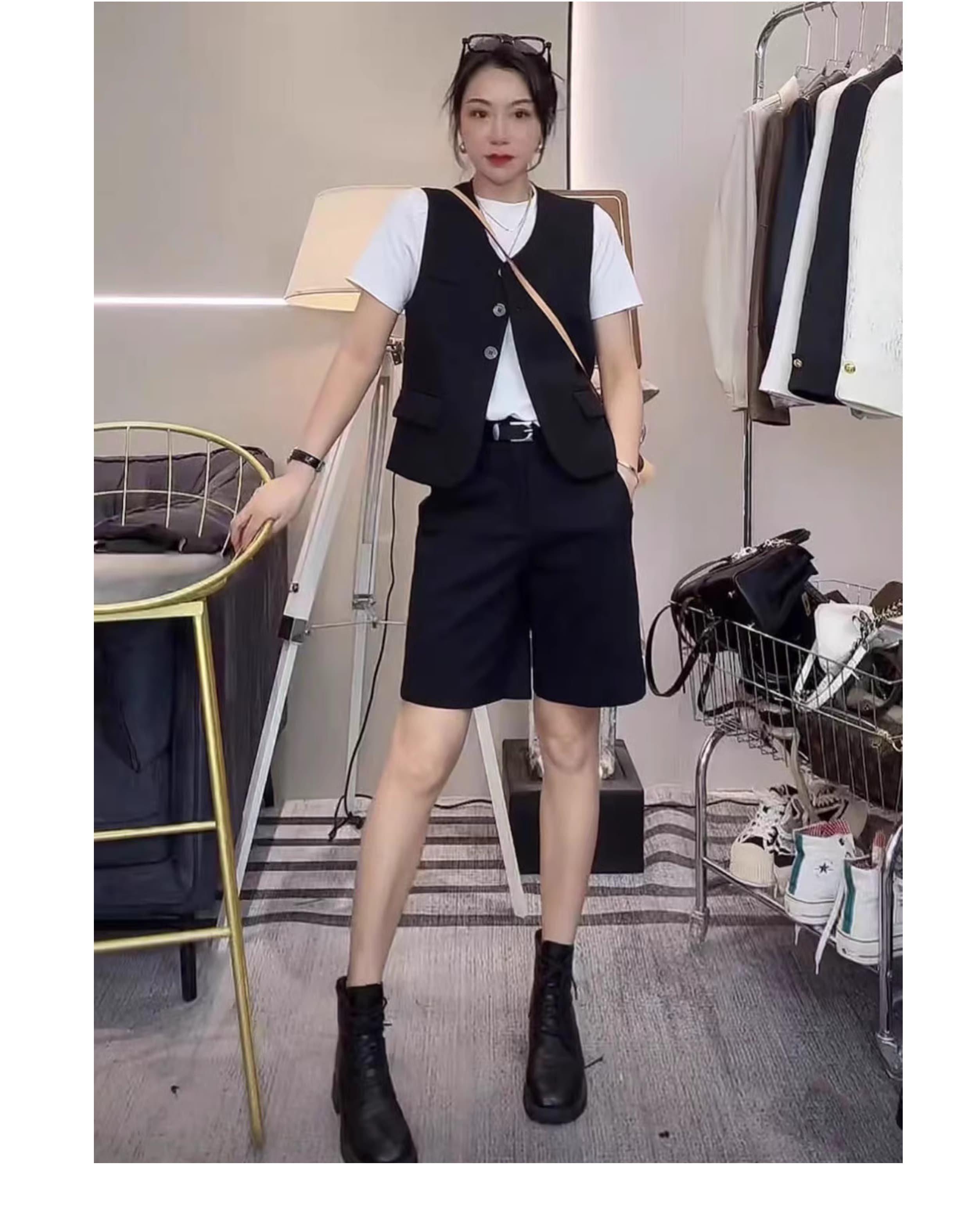シンプルベーシックベストスーツ