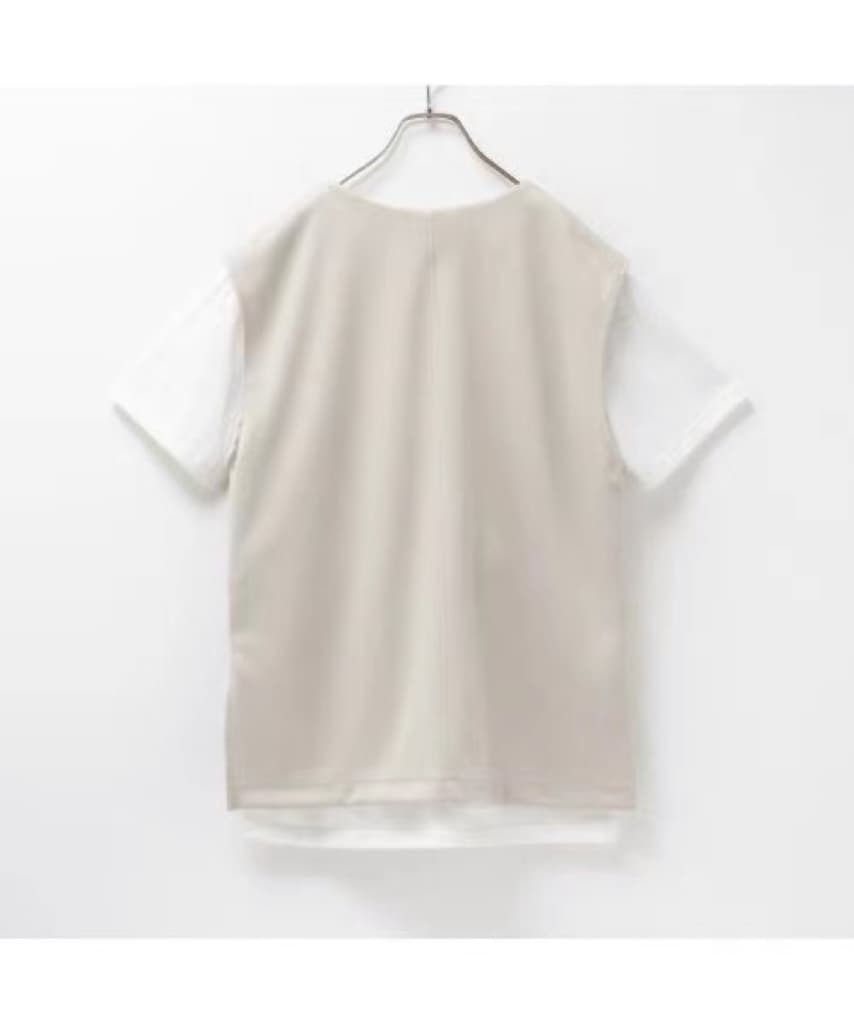 ベスト シンプル深Vネックポケットベスト