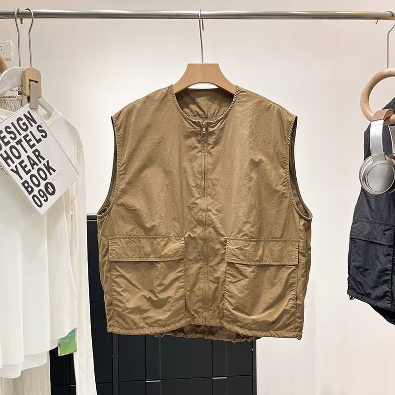 ベスト ベスト 軽量多機能ポケットジレ