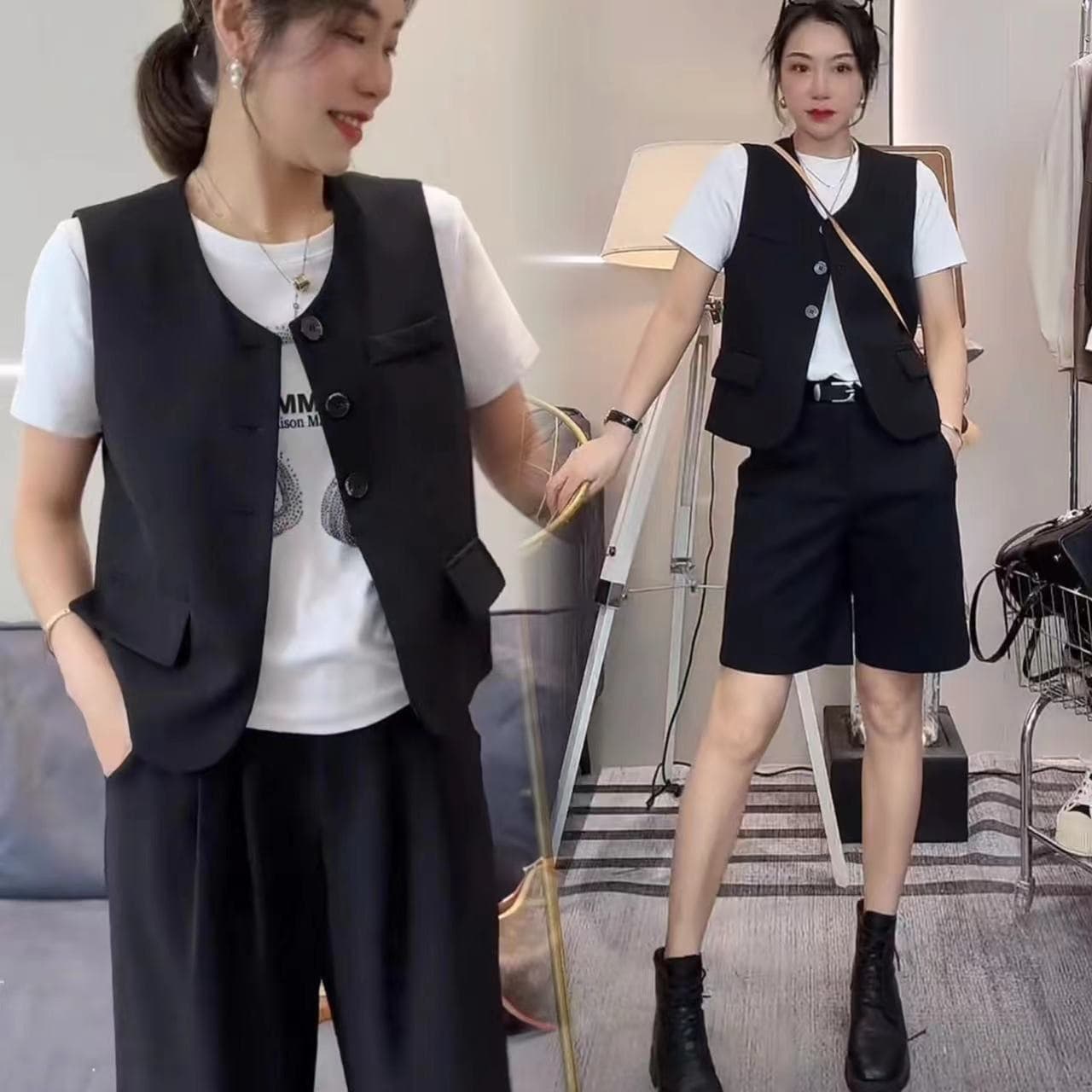 シンプルベーシックベストスーツ